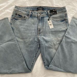 Express Men’s Ultra Hyper Stretch Skinny Jeans Light Wash
